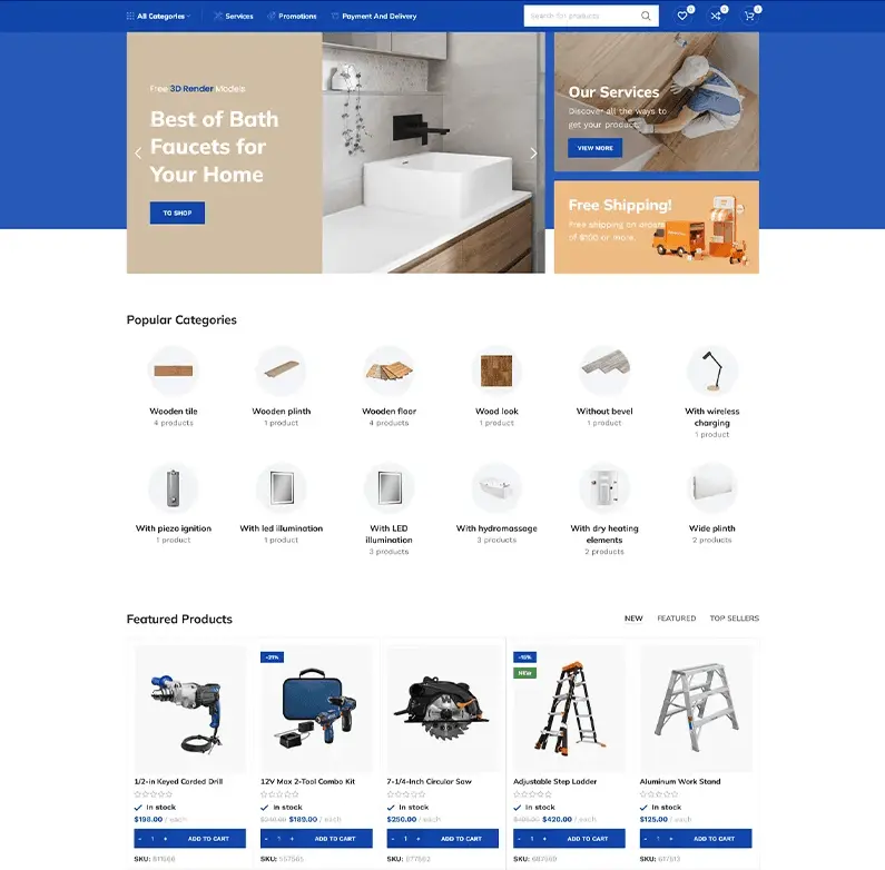 E-commerce Websites - Easy To Use Woocommerce Online Store website design