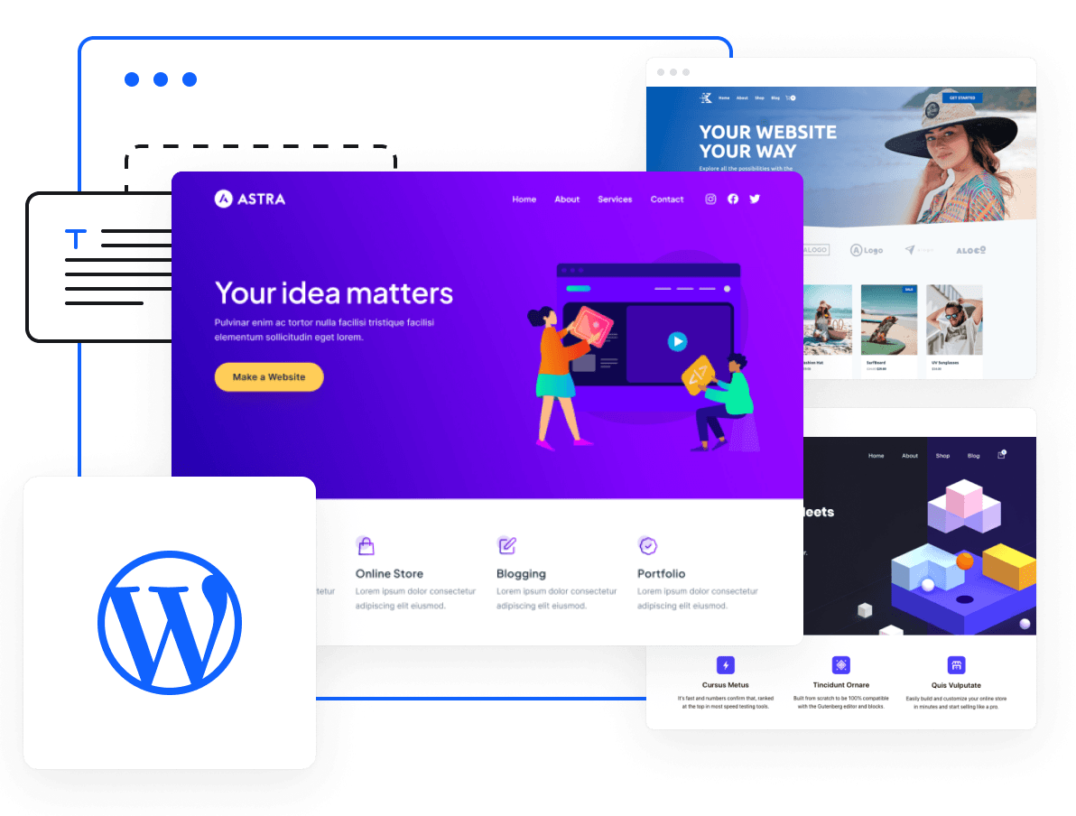 Fast Web Hosting & Domains Made Easy - Managed WordPress Hosting With WordPress Themes